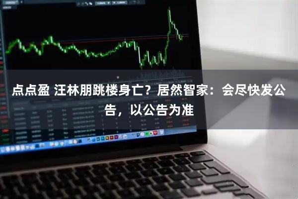点点盈 汪林朋跳楼身亡？居然智家：会尽快发公告，以公告为准