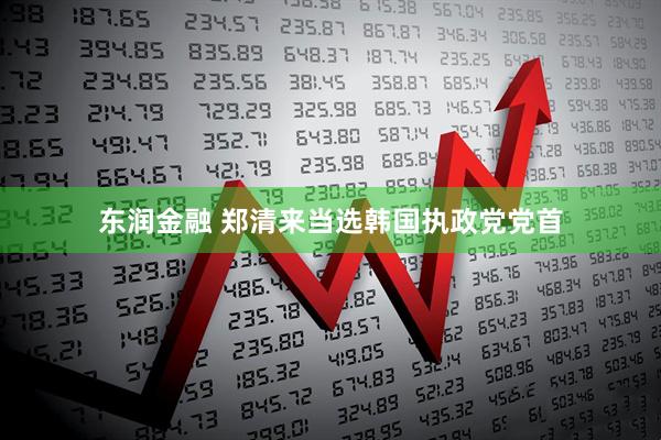东润金融 郑清来当选韩国执政党党首