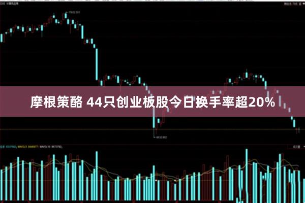 摩根策酪 44只创业板股今日换手率超20%