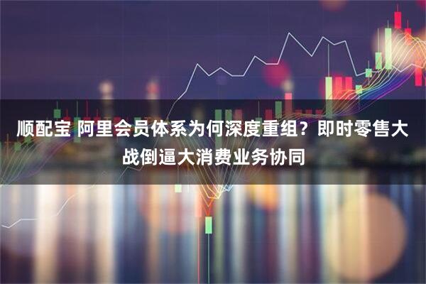 顺配宝 阿里会员体系为何深度重组？即时零售大战倒逼大消费业务协同