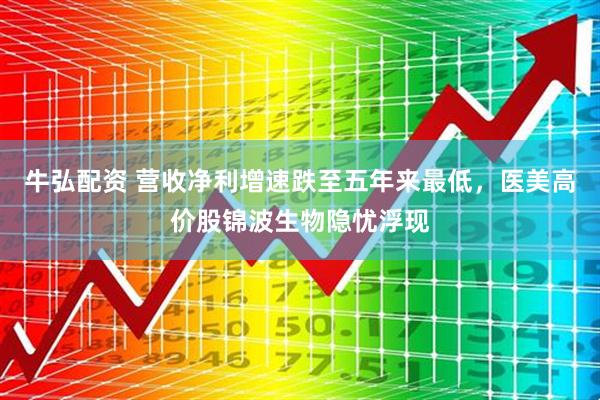 牛弘配资 营收净利增速跌至五年来最低，医美高价股锦波生物隐忧浮现