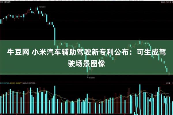 牛豆网 小米汽车辅助驾驶新专利公布：可生成驾驶场景图像